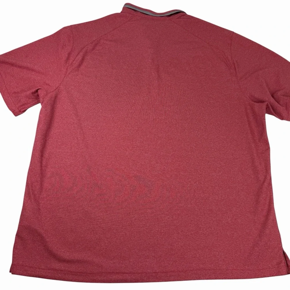 Nike Ohio State Buckeyes Polo Shirt Mens 2XL Red Golf Dri Fit University OSU
